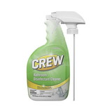 Diversey CBD540199 Crew Bathroom Disinfectant Cleaner, Floral Scent, 32 oz Spray Bottle, 4/CT