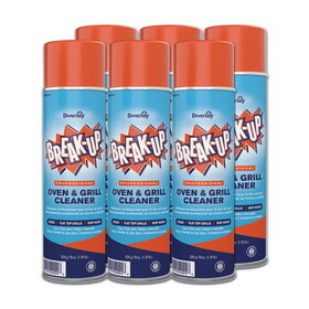 BREAK-UP DVOCBD991206 Oven And Grill Cleaner, Ready to Use, 19 oz Aerosol Spray 6/Carton