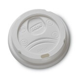 DIXIE FOOD SERVICE DXE9538DX Drink-Thru Lid, Fits 8oz Hot Drink Cups, White, 1000/carton