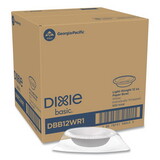 Dixie DXEDBB12WR1 Everyday Disposable Dinnerware, Individually Wrapped, Bowl, 12 oz, White, 500/Carton