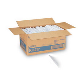 DIXIE FOOD SERVICE DXEKH217 Plastic Cutlery, Heavyweight Knives, White, 1000/carton