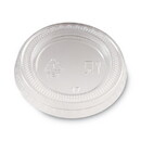 Dixie PL10CLEAR Plastic Portion Cup Lid, Fits 1 oz Portion Cups, Clear, 4800/Carton