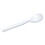 DIXIE FOOD SERVICE DXESH217 Plastic Cutlery, Heavyweight Soup Spoons, White, 1000/carton, Price/CT