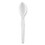DIXIE FOOD SERVICE DXETH217 Plastic Cutlery, Heavyweight Teaspoons, White, 1000/carton, Price/CT