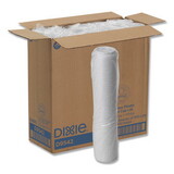 DIXIE FOOD SERVICE DXETP9542 Reclosable Lids For 12 & 16oz Hot Cups, White, 100 Lids/pack, 10 Packs/carton