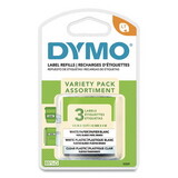 Dymo DYM12331 Letratag Paper/plastic Label Tape Value Pack, 1/2