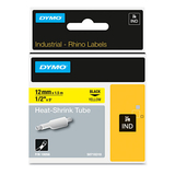 Dymo DYM18055 Rhino Heat Shrink Tubes Industrial Label Tape, 0.5