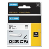 Dymo 18443 Rhino Permanent Vinyl Industrial Label Tape, 3/8