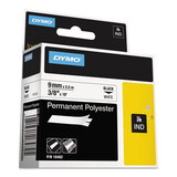 DYMO DYM18482 Rhino Permanent Poly Industrial Label Tape, 3/8