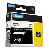 DYMO DYM18484 Rhino Permanent Poly Industrial Label Tape, 3/4
