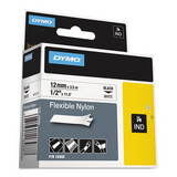 DYMO DYM18488 Rhino Flexible Nylon Industrial Label Tape, 1/2