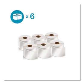 DYMO DYM2050811 LW Shipping Labels, 2.13" x 4", White, 220/Roll, 6 Rolls/Pack