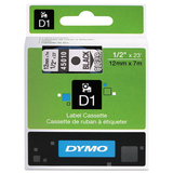 Dymo DYM45010 D1 High-Performance Polyester Removable Label Tape, 0.5