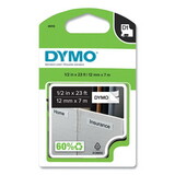 Dymo DYM45113 D1 High-Performance Polyester Removable Label Tape, 0.5