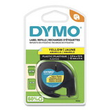 DYMO DYM91332 Letratag Plastic Label Tape Cassette, 1/2