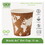 Eco-Products ECOEPBHC10WA World Art Renewable and Compostable Hot Cups, 10 oz, 50/Pack, 20 Packs/Carton, Price/CT