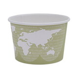 Eco-Products EP-BSC16-WA World Art Renewable and Compostable Food Container, 16 oz, Seafoam, 25/Pack, 20 Packs/Carton