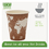 Eco-Products ECOEPECOLID8 EcoLid Renewable/Compostable Hot Cup Lids, PLA, Fits 8 oz Hot Cups, 50/Packs, 16 Packs/Carton, Price/CT