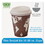 Eco-Products ECOEPHL16WR EcoLid 25% Recycled Content Hot Cup Lid, White, Fits 10 oz to 20 oz Cups, 100/Pack, 10 Packs/Carton, Price/CT
