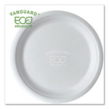 Eco-Products ECOEPP005NFA Vanguard Renewable and Compostable Sugarcane Plates, 10