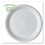 Eco-Products ECOEPP005NFA Vanguard Renewable and Compostable Sugarcane Plates, 10" dia, White, 500/Carton, Price/CT