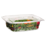 Eco-Products ECOEPRC48 Renewable and Compostable Rectangular Deli Containers, 48 oz, 8 x 6 x 2, Clear, Plastic, 50/Pack, 4 Packs/Carton