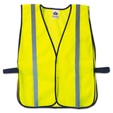 ergodyne 20040 GloWear 8020HL Safety Vest, Polyester Mesh, Hook Closure, Lime, One Size Fit All