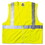 ergodyne 21125 GloWear Class 2 Standard Vest, Lime, Mesh, Zip, Large/X-Large, Price/EA