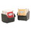 Mind Reader EMSTBORGBLK Baggy Nine-Drawer Tea Bag and Accessory Holder, 10.24 x 4.33 x 13.11, Black, Price/EA