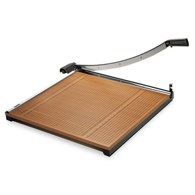 X-Acto EPI26624 Square Commercial Grade Wood Base Guillotine Trimmer, 20 Sheets, 24" X 24"