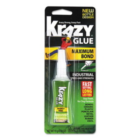 Krazy Glue KG48948MR Maximum Bond Glue, 0.52 oz, Dries Clear