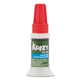 Krazy Glue KG94548R All Purpose Brush-On Glue, 0.18 oz, Dries Clear