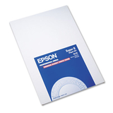 Epson EPSS041289 Premium Photo Paper, 10.4 mil, 13 x 19, High-Gloss White, 20/Pack