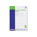 EPSON AMERICA EPSS041343 Ultra Premium Matte Presentation Paper, 11-3/4 X 16-1/2, White, 50/pack