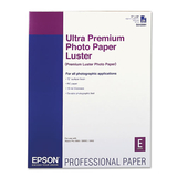 EPSON AMERICA EPSS042084 Ultra Premium Photo Paper, Luster, 17 X 22, 25 Sheets/pack