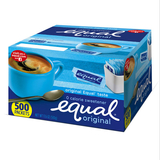 Equal 20015448 Zero Calorie Sweetener, 0.035 oz Packets, 500/Box