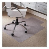 Es Robbins ESR120123 45 X 53 Lip Chair Mat, Task Series Anchorbar For Carpet Up To 1/4