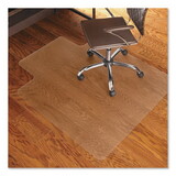 Es Robbins ESR131823 EverLife Chair Mat for Hard Floors, Light Use, Rectangular with Lip, 45 x 53, Clear