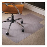 Es Robbins ESR141042 Natural Origins Chair Mat With Lip For Carpet, 45 X 53, Clear