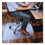 ES Robbins 184612 Sit or Stand Mat for Carpet or Hard Floors, 36 x 53 with Lip, Clear/Black, Price/EA