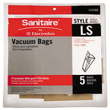 Sanitaire EUR 63256A10CT Commercial Upright Vacuum Cleaner Replacement Bags, Style LS, 5/Pack, 10 PK/CT