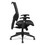 Eurotech EUTMFT945SL Apollo Multi-Function Mesh Task Chair, Supports Up to 250 lb, 18.9" to 22.4" Seat Height, Silver Seat/Back, Black Base, Price/EA