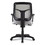 Eurotech EUTMT9400SR Apollo Mid-Back Mesh Chair, 18.1" to 21.7" Seat Height, Silver Seat, Silver Back, Black Base, Price/EA