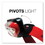 Energizer EVEHDB32E LED Headlight, 3 AAA Batteries (Included), Red, Price/EA