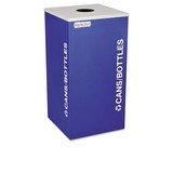 Ex-Cell EXCRCKDSQCRYX Kaleidoscope Collection Recycling Receptacle, 24gal, Royal Blue