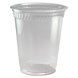 Fabri-Kal FABKC1214 Kal-Clear PET Cold Drink Cups, 12 oz to 14 oz, Clear, Squat, 50/Sleeve, 20 Sleeves/Carton