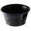 Fabri-Kal FABPC200B Portion Cups, 2 oz, Black, 250/Sleeve, 10 Sleeves/Carton, Price/CT