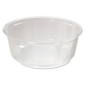 Fabri-Kal 9505100 Microwavable Deli Containers, 8oz, Clear, 500/Carton