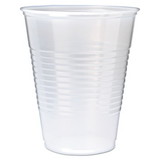 Fabri-Kal 9508028 RK Ribbed Cold Drink Cups, 12oz, Translucent, 50/Sleeve, 20 Sleeves/Carton