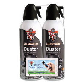 Dust-Off FALDSXLPW Disposable Compressed Air Duster, 10 oz Can, 2/Pack